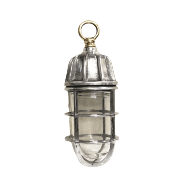 Nautical Vintage Style Bulkhead Pair Aluminum Hanging Light