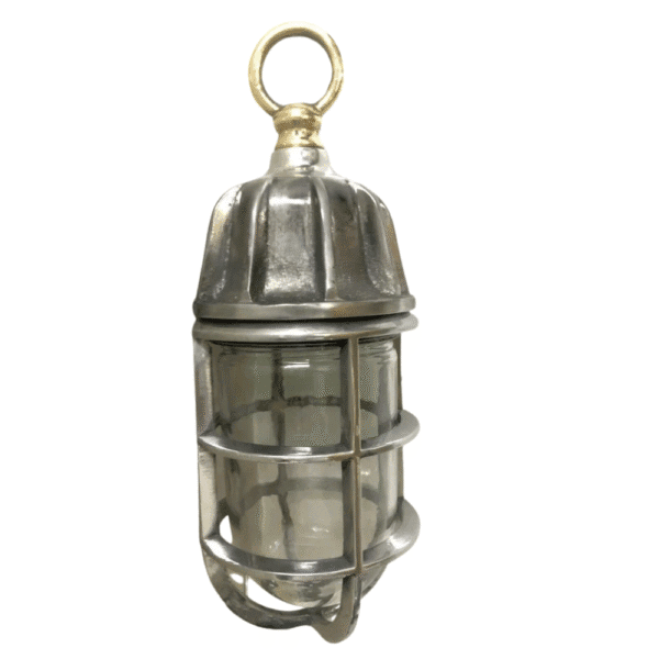 Nautical Vintage Style Bulkhead Pair Aluminum Hanging Light
