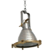 Nautical Aluminium & Brass Smooth Cargo Wiska Ceiling Pendant Spot Light