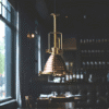 Nautical Marine Copper And Brass Ship Hanging Cargo Pendant Spot Light