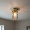 Marine Brass Solid Nautical Ship Mount Bulkhead Passageway Light