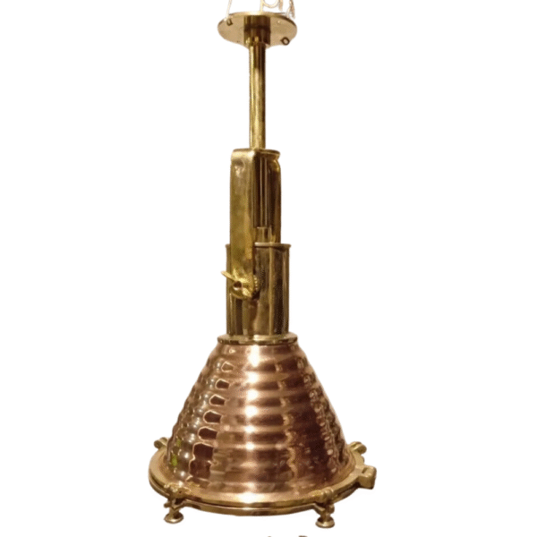 Nautical Marine Copper And Brass Ship Hanging Cargo Pendant Spot Light