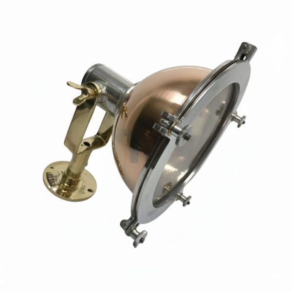 Nautical Marine Hanging Cargo Pendant Spot Light Fixture Aluminum Brass & Copper