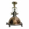 Nautical Marine Hanging Cargo Pendant Spot Light Fixture Aluminum Brass & Copper
