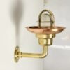 Brass & Copper Bulkhead Wall Light Vintage Nautical Industrial Sconce Lamp