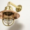 Brass & Copper Bulkhead Wall Light Vintage Nautical Industrial Sconce Lamp