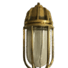 Nautical Marine Bulkhead Brass Wall Passageway Ship Light & Copper Shade