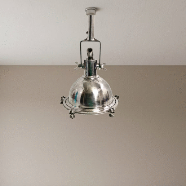 Smooth Handcrafted Aluminum Nautical Ceiling Hanging Pendant Light